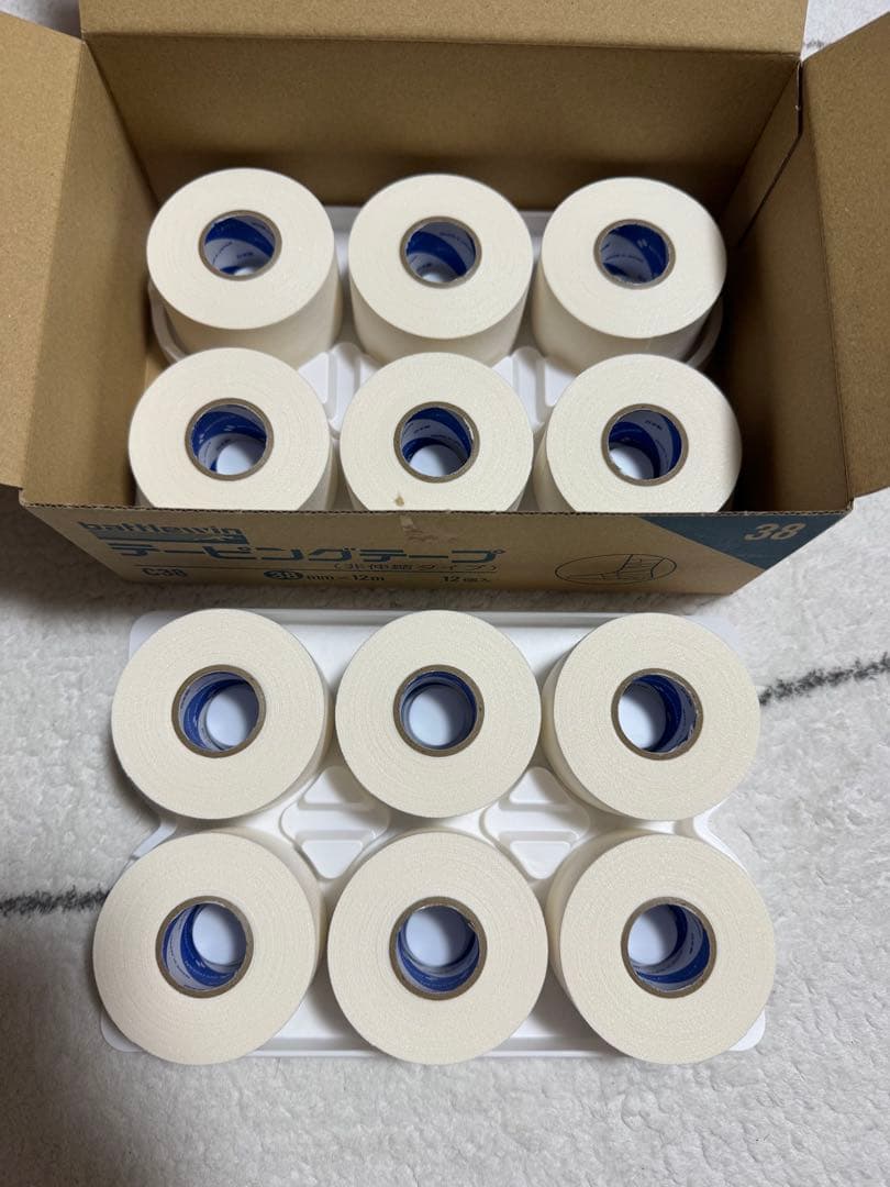 バルトリン 医療用テープ C38 38mm×12m 12個入