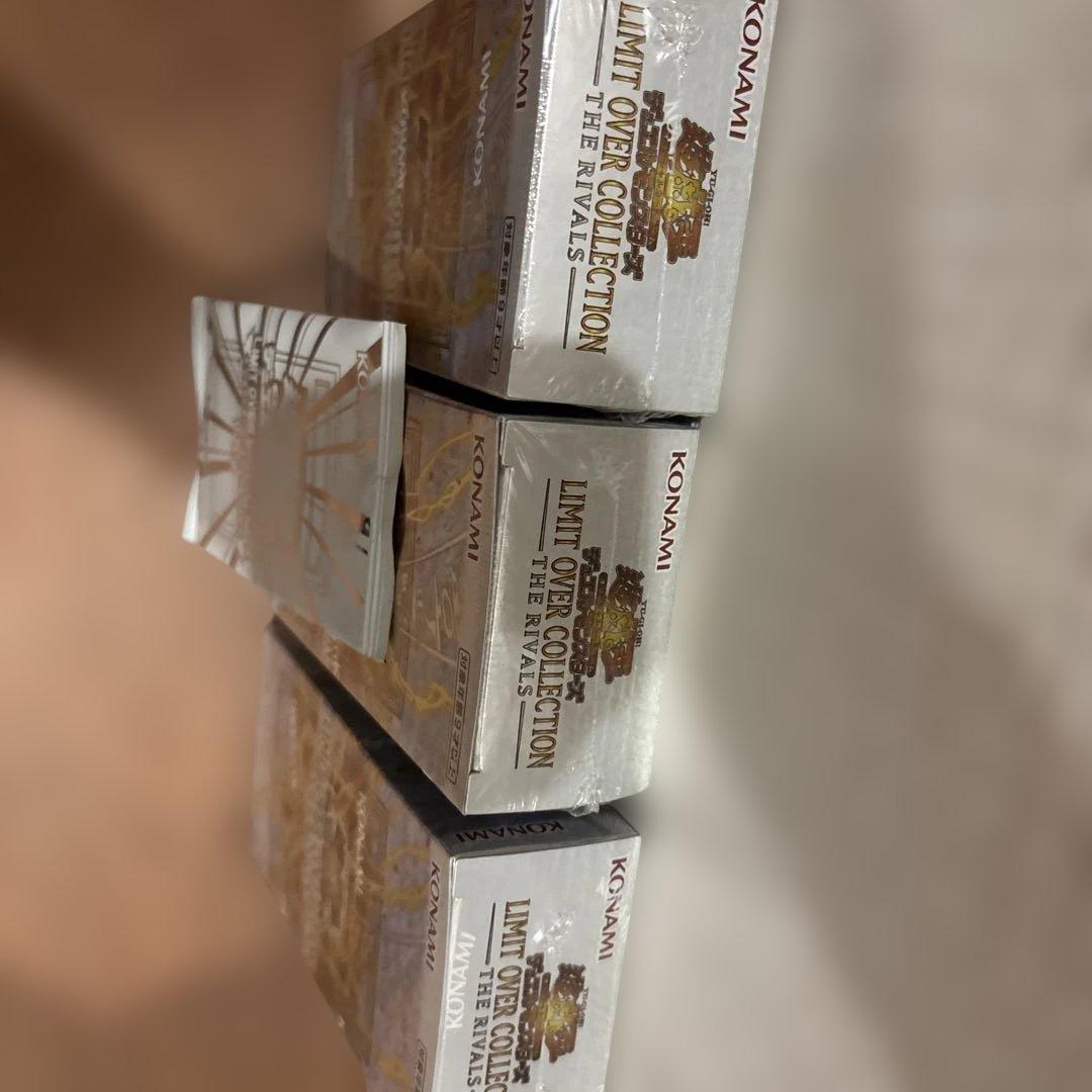 遊戯王リミットオーバーコレクション 3BOX 特典あり シュリンクつき