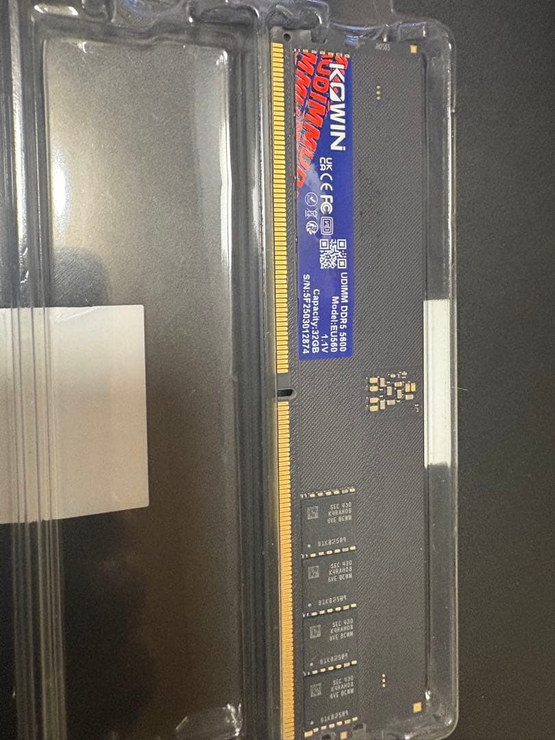 よ*ろ様 KOWIN DDR5 5600MHZ 32GB×1枚 PCメモリ