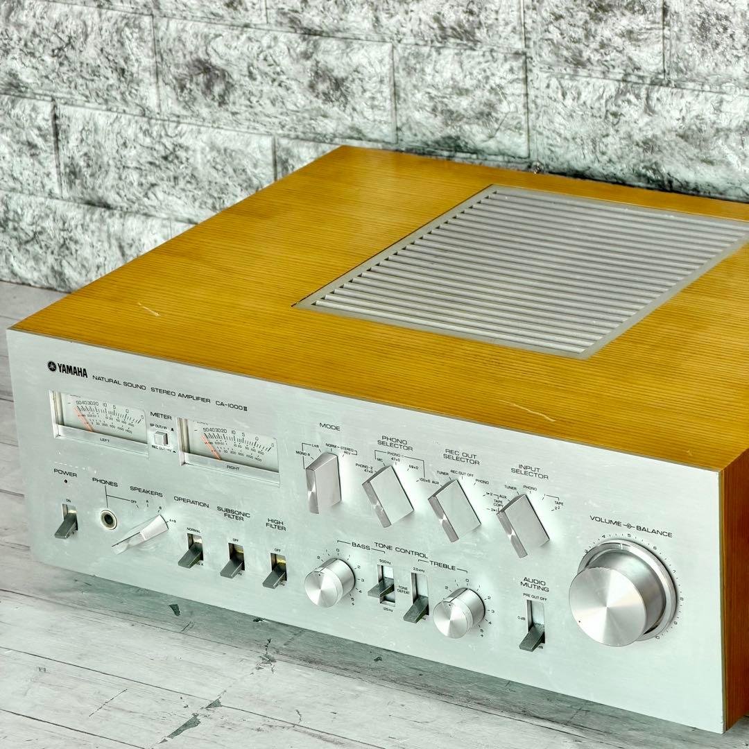 ジャンク品 YAMAHA「CA-1000Ⅱ」'70年代プリメインアンプ
